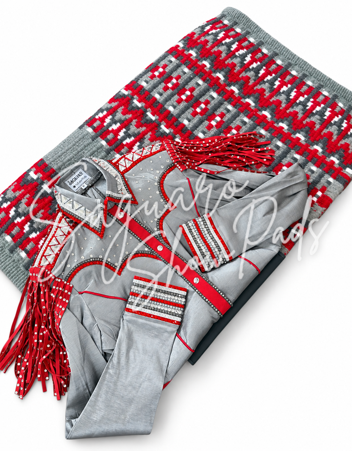 Gray Taffeta hidden zip by Saguaro (with matching pad)