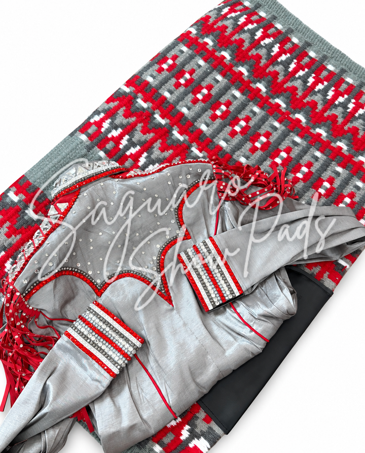 Gray Taffeta hidden zip by Saguaro (with matching pad)