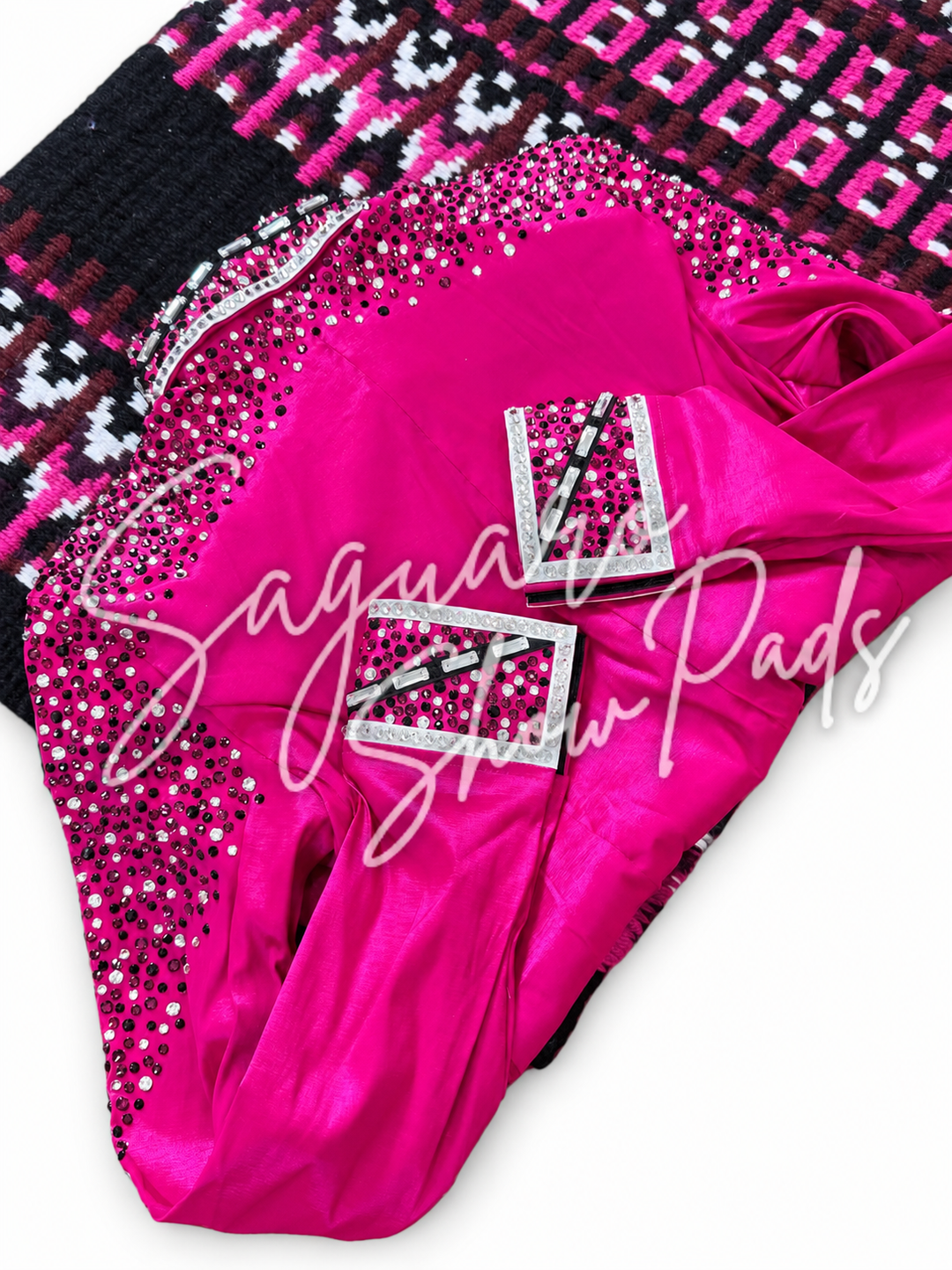 Pink Taffeta hidden zip by Saguaro (with matching pad)