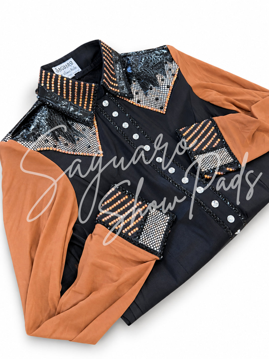 Black Taffeta hidden zip by Saguaro (with matching pad)