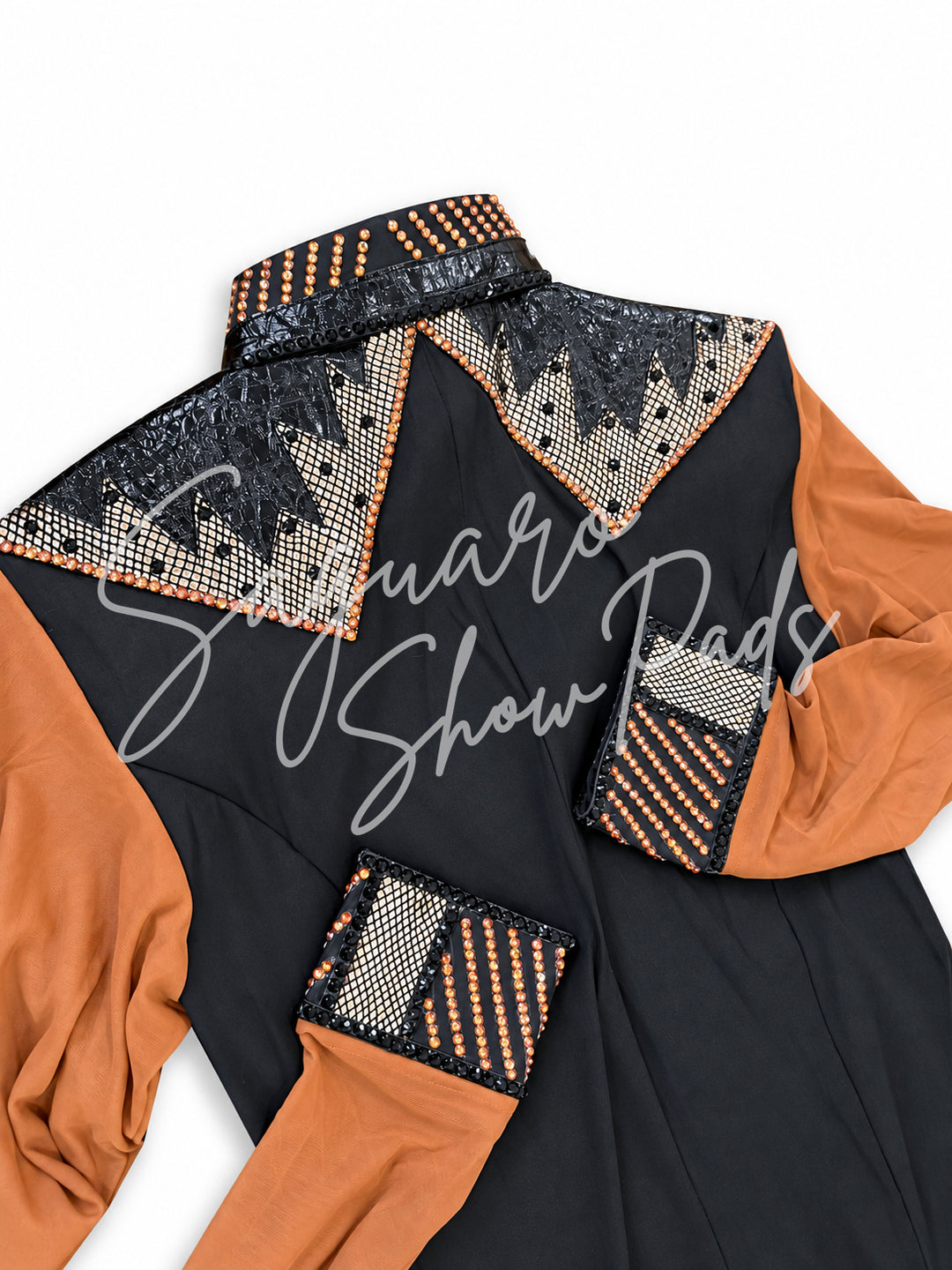 Black Taffeta hidden zip by Saguaro (with matching pad)