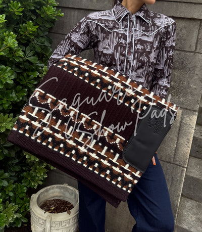 Dark Chocolate Saguaro Toile hidden zip by Saguaro