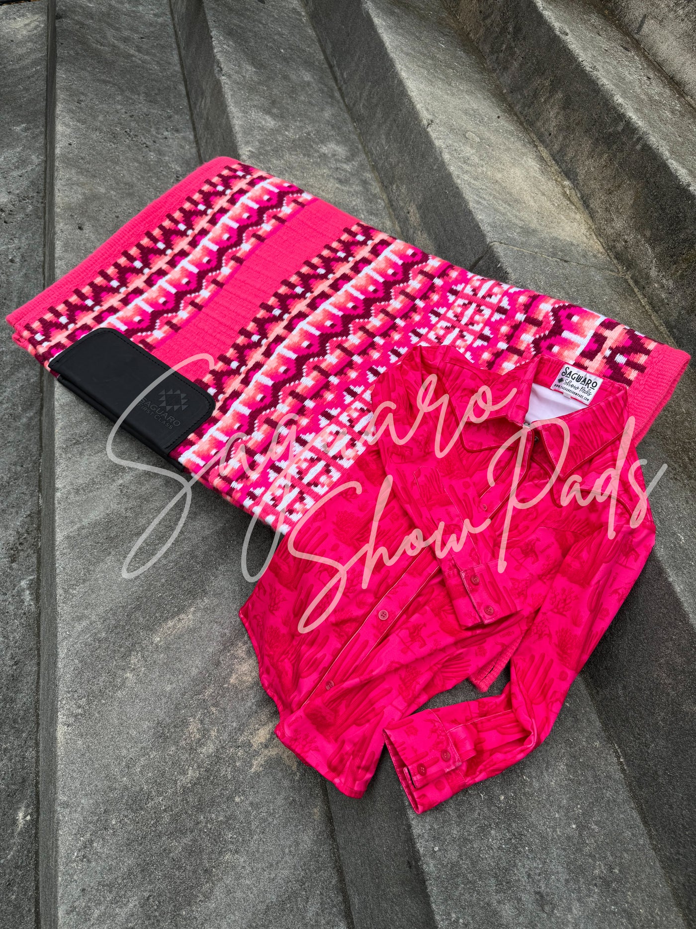 Pink Saguaro Toile hidden zip by Saguaro