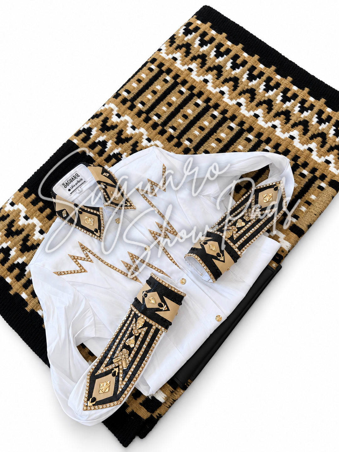 White Taffeta hidden zip by Saguaro (with matching pad)