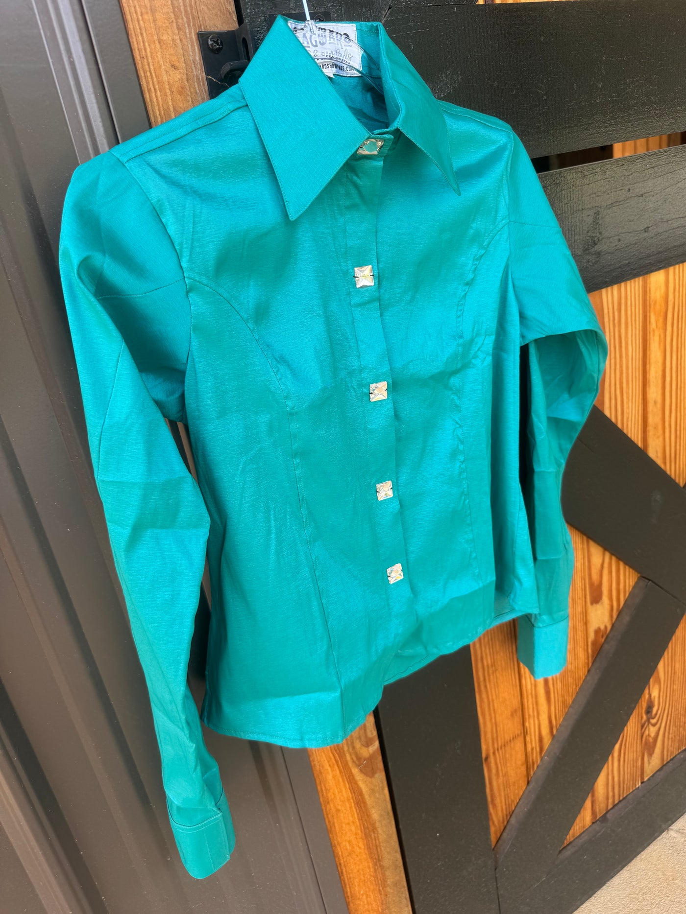 Teal hidden zip by Saguaro