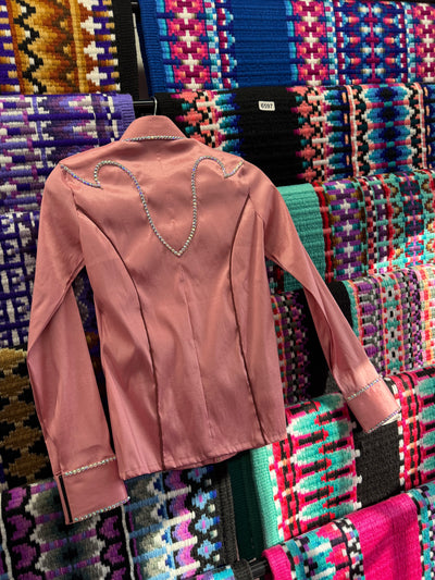 Dusty Pink Taffeta hidden zip by Saguaro