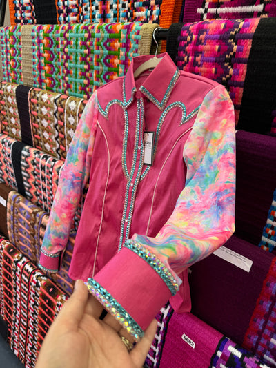 Pink Taffeta hidden zip by Saguaro