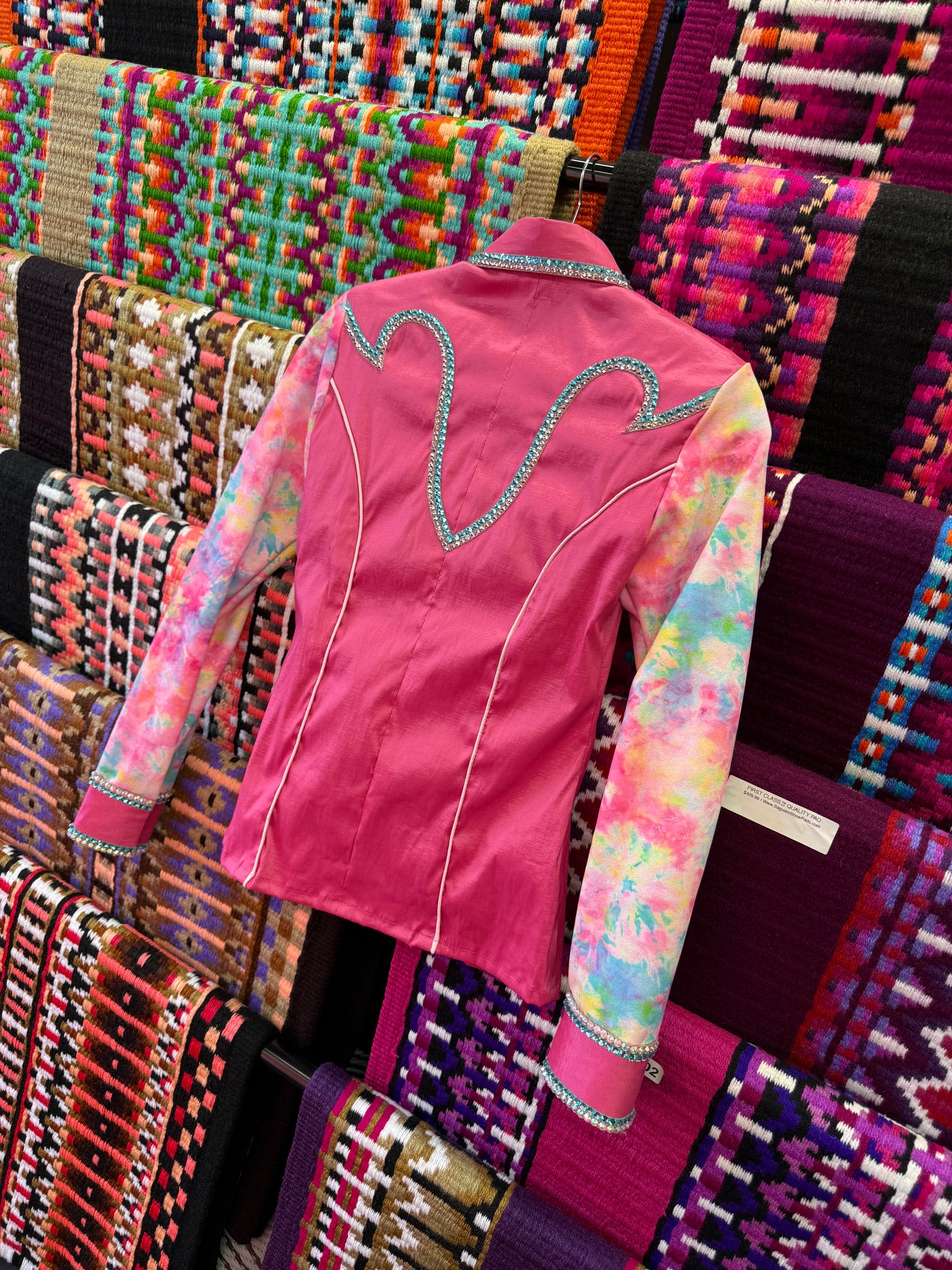 Pink Taffeta hidden zip by Saguaro