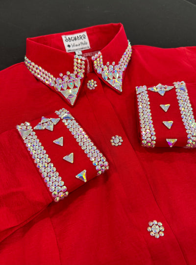REMAKE Red Taffeta hidden zip by Saguaro