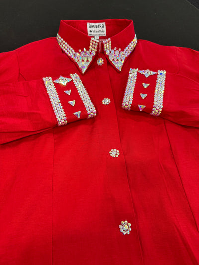 REMAKE Red Taffeta hidden zip by Saguaro