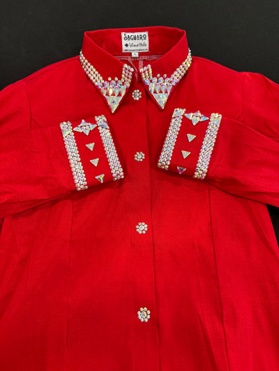 REMAKE Red Taffeta hidden zip by Saguaro