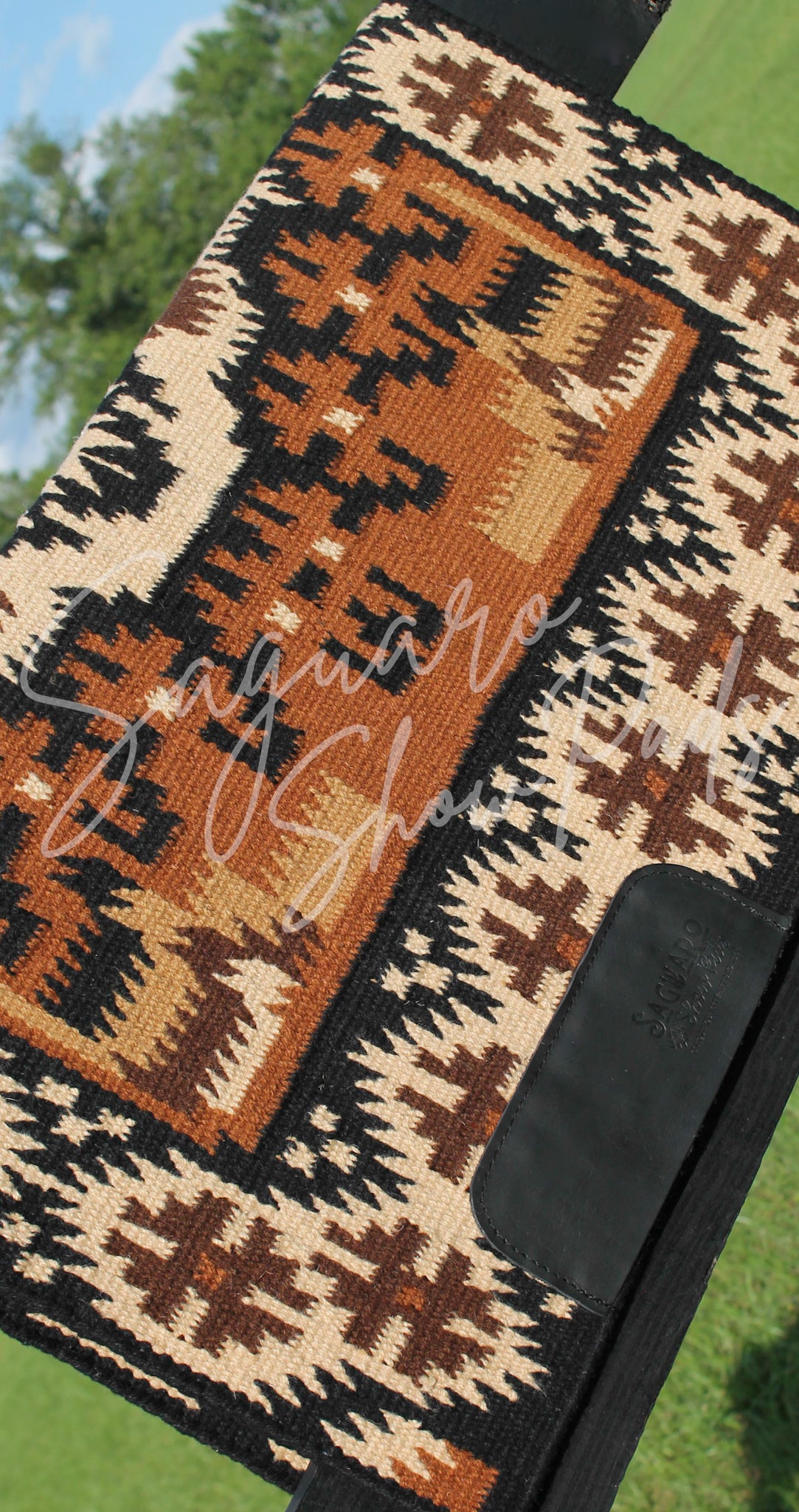 Tapis De Selle Western Fait Main – Ranch Pad – Laine – Western Show Apparel