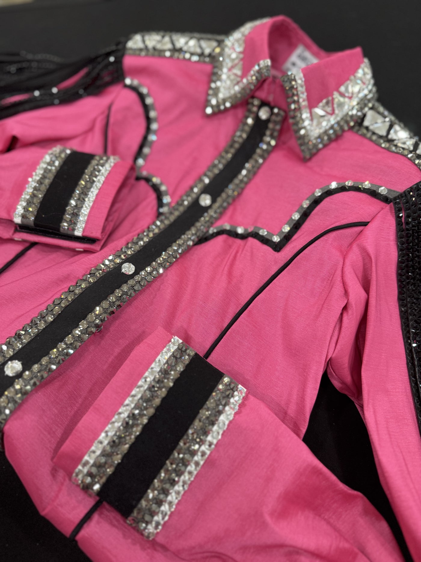 Hot Pink Taffeta hidden zip by Saguaro