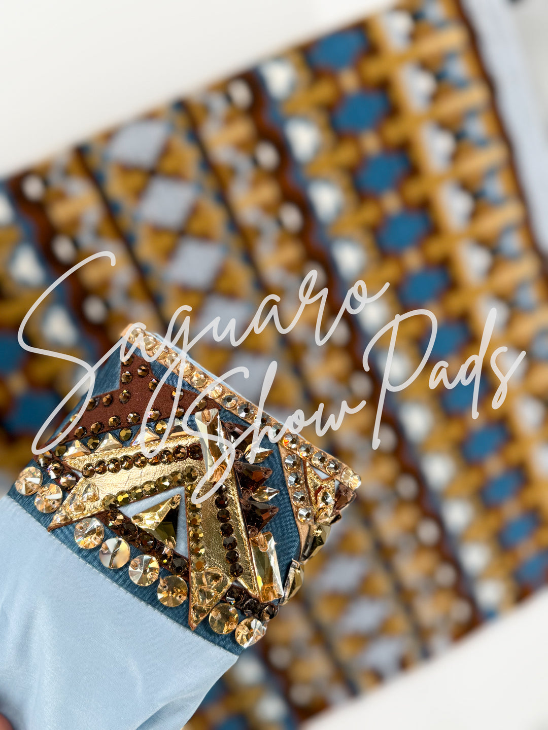 PRE-ORDER Blue Taffeta hidden zip by Saguaro (with matching pad)