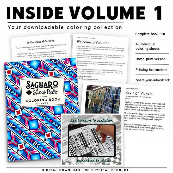 Saguaro Coloring Book · Volume 1 | Digital Download
