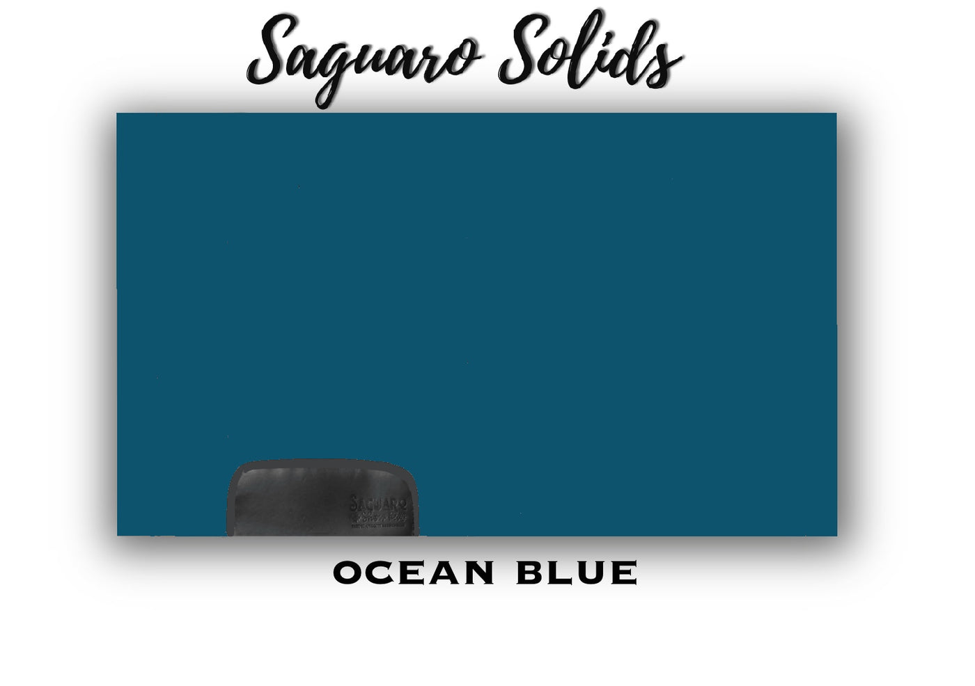 Saguaro Solid "Ocean Blue" Show Pad (SEMI-CUSTOM)