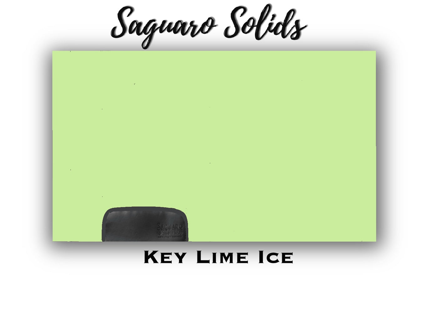 Saguaro Solid "Key Lime Ice" Show Pad (SEMI-CUSTOM)