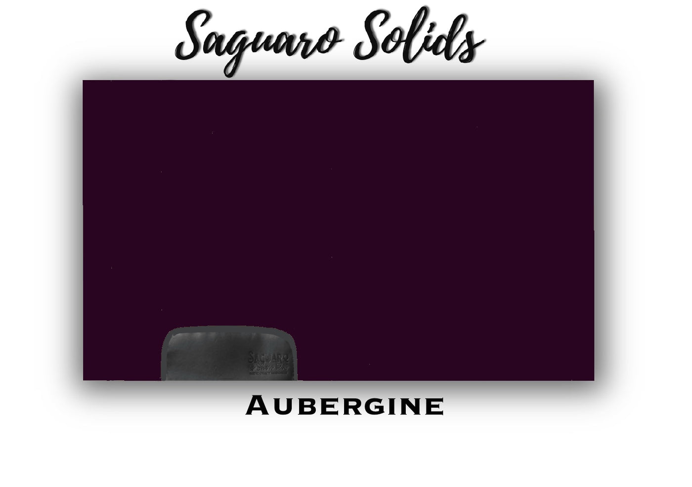 Saguaro Solid "Aubergine" Show Pad (SEMI-CUSTOM)